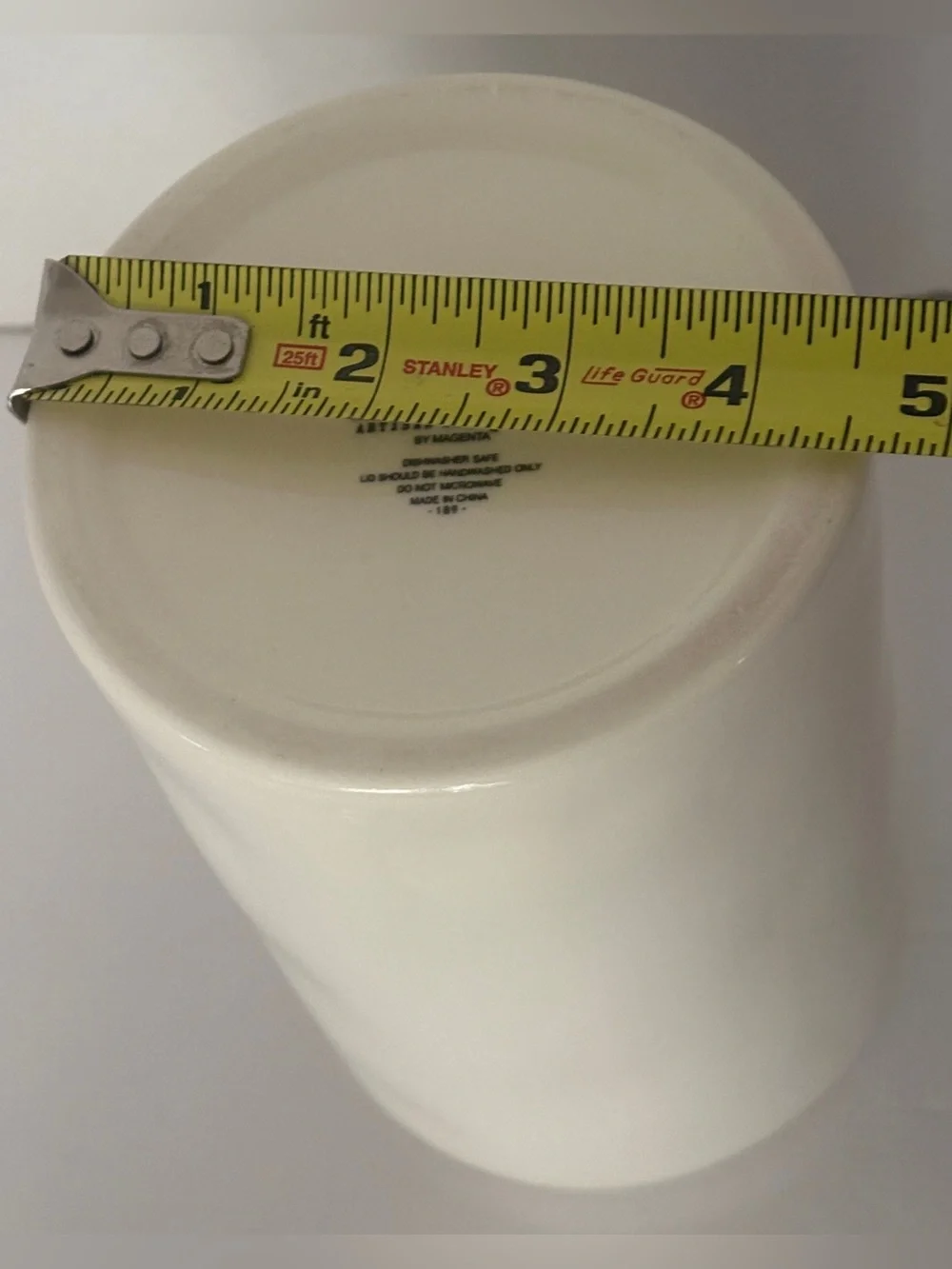 Rae Dunn Artisan Collection by Magenta “SHARE” Ceramic Canister with Suction Lid